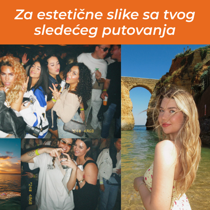 digitalni retro fotoaparat iz 2000ih + poklon za pravljenje retro fotki